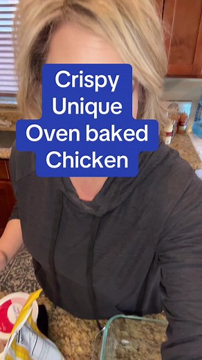 Crispy Oven Baked Chicken with Potato Chips