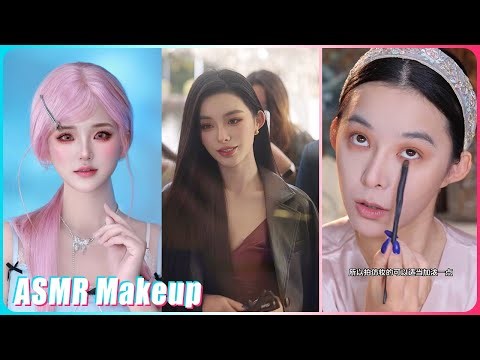 Mitsuisen✨Aesthetic ASMR Makeup Tutorial✨Best satisfying makeup asmr🍃Beauty Secrets🌿490
