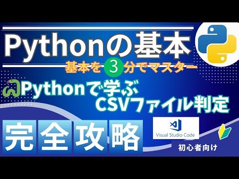 え、こんなに簡単？😲PythonでCSV判定処理を3分解説⏱