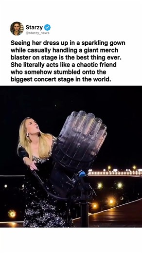 ADELE WITH A LITERAL T SHIRT BLASTER