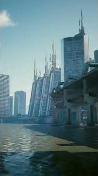 Cyberpunk 2077 Cityscape