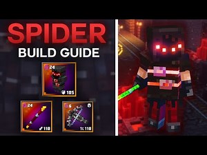 "Spider" Build (Melee Damage/Lifesteal) - Minecraft Dungeons Best Builds