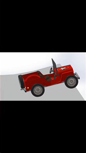 Jeep in SolidWorks | #3dmodeling #mechanicalengineering #solidworks #caddesign