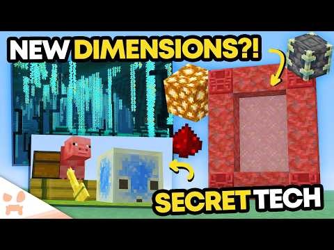 MINECRAFT JUST SET UP THE 4TH DIMENSION, ADDED A NEW STRUCTURE + ZIPLINES…