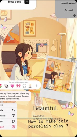 Moon light clay creations | From Constrach & glue to magic hands for endless you can use up to 3 months #diyclay#cold porcelain clay#clayart 1.cup of Constrach... | Instagram