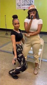 Shamari DeVoe and Brandi Williams from the iconic R&B group *Blaque