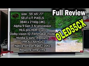 Unboxing LG OLED 55CX Full Review