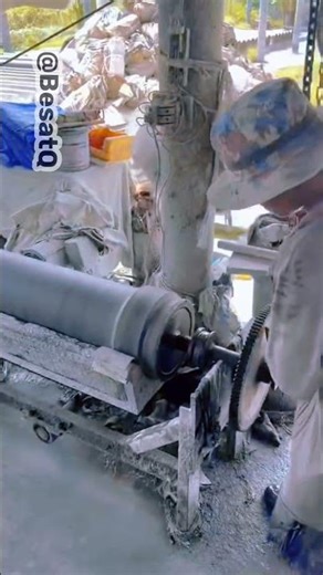 Centrifugal Concrete Pipe Factory #shorts