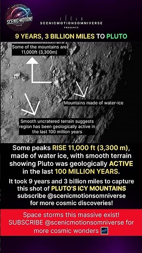 Pluto’s Icy Mountains Revealed ❄️ 9 Years, 3 Billion Miles of NASA Discovery