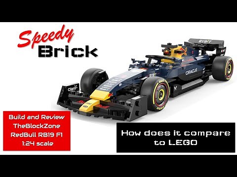 It's not LEGO but still fun. Build and Review of TheBlockZone/RASTAR/ Red Bull RB19 F1 set