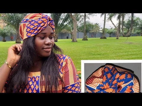 DIY NON STRETCH ANKARA FABRIC TURBAN||BEGINNERS FRIENDLY