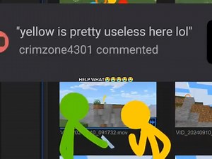 #yellow #yellowstickfigure #green #greenstickfigure #ava #avm #influencerarc #animationvsminecraft #animatorvsanimation #alanbecker