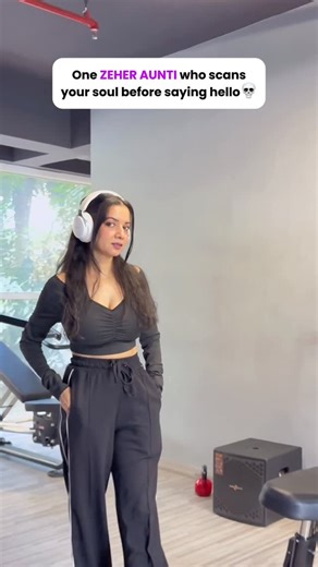 Chandni Thakur on Instagram: "Zeher aunti ki aankhen X-ray machine hai💀 . . [gymhumour, gymgirl, gym work, Edit, trendingreels, Relatable reels] .#trending #gymworkout #gymhumor #gymrat #gymgirls uncle gymuncle explore dhurandhar explorepages trendingaudio trendingpage nextdoorgymgirl reelstofeelfypage akshaykhanna gymmotivation viral viralreelsgymhumourgymauntie gymauntieseries"
