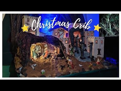 DIY Christmas Crib made out of Cardboard boxes | Nativity Scene out of waste and recycled materials