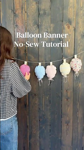 DIY Birthday Balloon Banner Decor 🎈