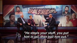 Karen and Jim claim they are desperate to remove their violent and mooching 31-year-old son, Kyle, from their home. Full story: drphil.tv/080320 | Dr. Phil