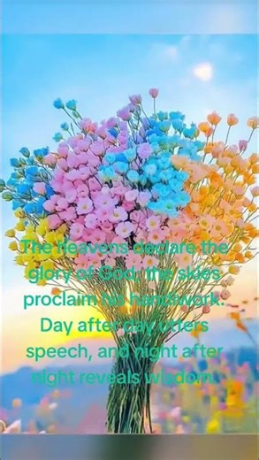 The heavens declare the glory of God. #gospelmusic