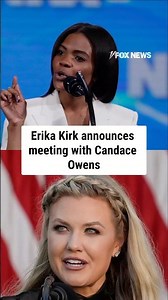 Erika Kirk announces meeting with Candace Owens #shorts #erikakirk #candaceowens #us #charliekirk