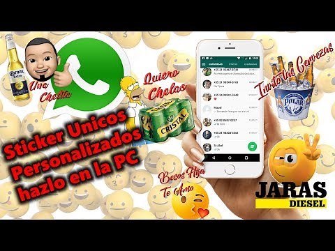 como hacer tus STICKERS PERSONALIZADOS EN LA COMPUTADORA para whatsapp