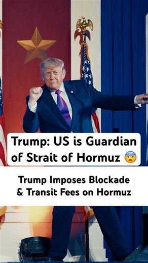 Trump Imposes Blockade & Transit FEES in Strait of Hormuz