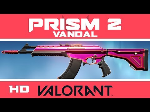 Prism Vandal VALORANT Skin IN-GAME | Prism 2 Skins Showcase