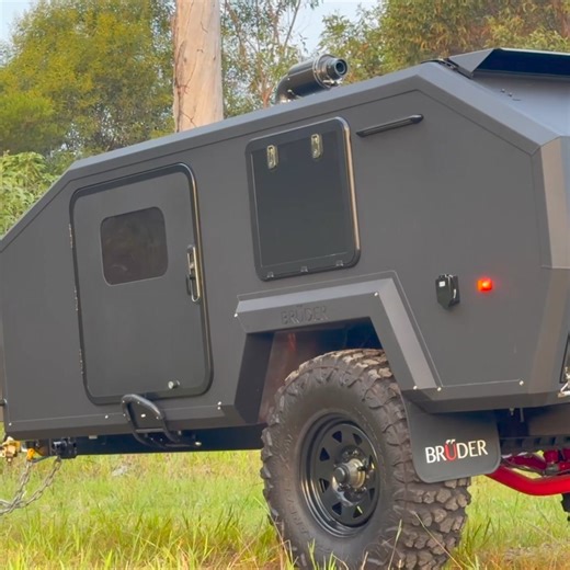 Conquer any terrain with Bruder’s off-road trailers, engineered for ultimate adventure and built to thrive in the harshest climates. Born in the Australian Outback, Bruder trailers deliver military-grade precision and comfort wherever your journey takes you. Discover trailers designed to go further and stay longer, offering unmatched stability, luxury, and durability in every expedition. | Bruder X