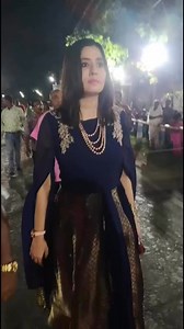 Yesterday at basonti pujo inauguration…… | Mafin Mafin