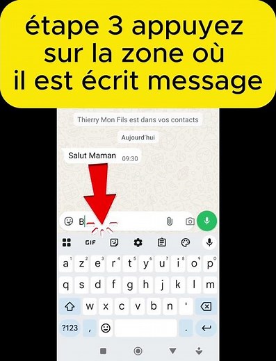 📱 Aujourd'hui, apprenons à envoyer votre premier message sur WhatsApp.