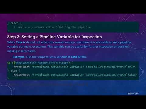 How to Run a Task B When All Previous Tasks Succeed Except One in Azure DevOps