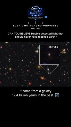Hubble Saw Impossible Light 😳🌌