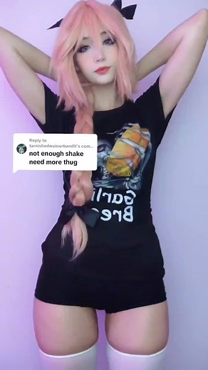 Replying to @tarnishedweinerbandit 1% power #astolfo #cosplay #fy | cant play without a joystick