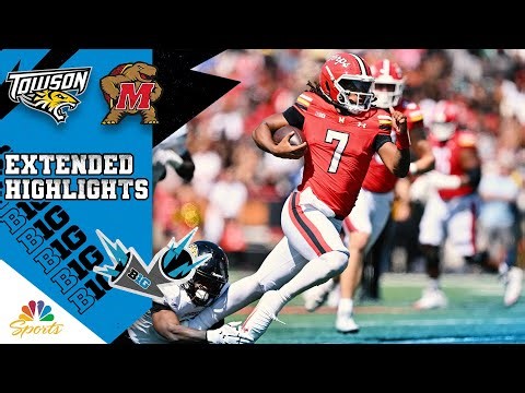 Towson Tigers vs. Maryland Terrapins | COLLEGE FOOTBALL HIGHLIGHTS | 9/13/2025 | NBC Sports