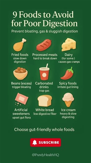 9 Worst Foods for Digestion 🚫💨 Avoid These Daily