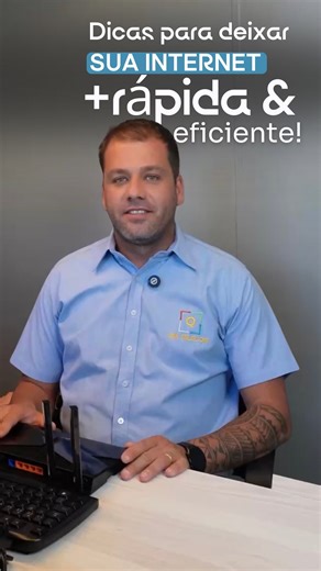 QIX Telecom on Instagram: "Dicas simples de como deixar sua internet mais rápida ⚡ Às vezes, a internet não está lenta o ambiente é que não ajuda o sinal. Com ajustes rápidos, você já sente diferença no dia a dia: 1) Posicione o roteador no lugar certo Deixe em um ponto central e alto da casa. Evite cantos, chão e armários fechados. 2) Afaste de interferências Micro-ondas, telefones sem fio, espelhos e paredes muito grossas atrapalham o Wi-Fi. 3) Reinicie o roteador Desligue da tomada, espere 30