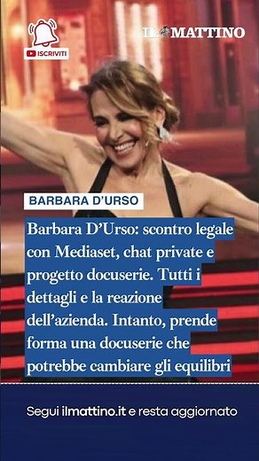 Barbara D’Urso: scontro legale con Mediaset, chat private e progetto docuserie