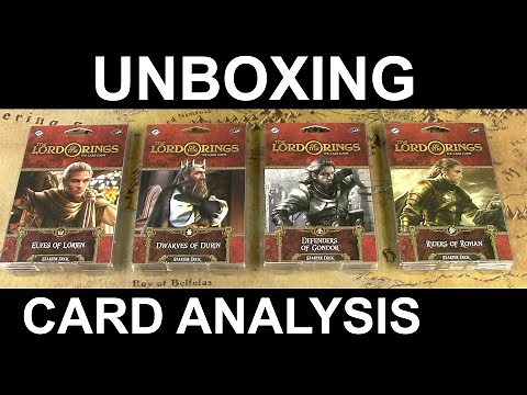 Lord of the Rings LCG Starter Decks - Unboxing, Analysis, Buying Recommendations