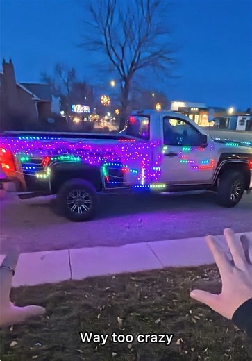 Merry Christmas everyone! I’ve always wanted to try This!!! 🎄🎅🎁 #pov #christmaslights #christmaslightsoncar #diy #truck