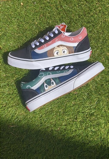 Custom Vans Inspired by My Hero Academia Characters
