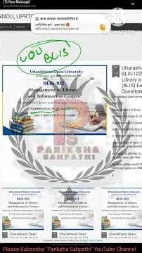 Uttrakhand Open University BLIS Previous Year Question Paper Solution #uttrakhand #uou #viralvideo