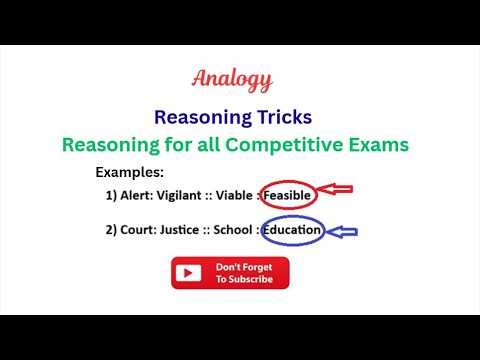 Analogy (Full Class 1) | Reasoning Tricks | Reasoning for all Competitive Exams