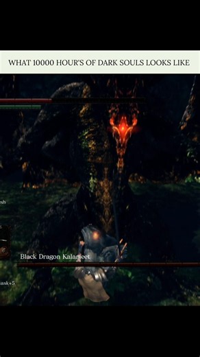 10,000 Hours of Dark Souls PTSD: Kalameet Edition 💀 #eldenring #darksouls #shorts