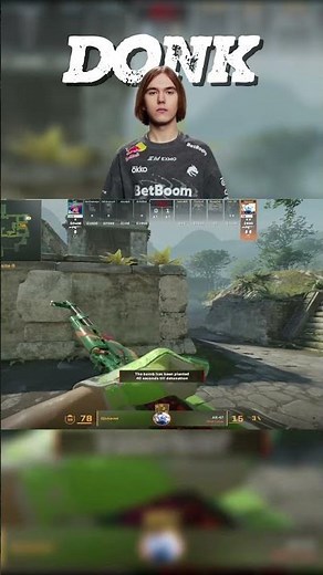 DONK 3K Clutch on Ancient 😱 | CS2 Shorts