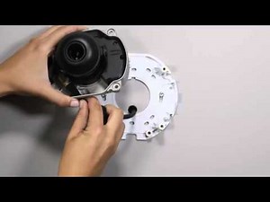 Mounting tip: Mounting a P32-V series fixed domes network camera on a wall