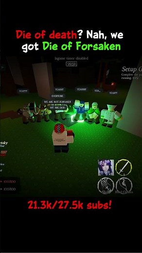 Help i'm gonna die of Forsaken.. || #roblox #forsaken #memes #shorts #fyp #suesds