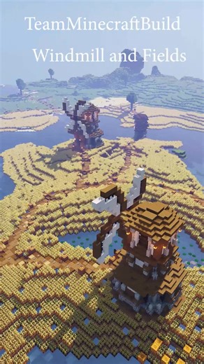 Minecraft Windmill and Fields Tutorial