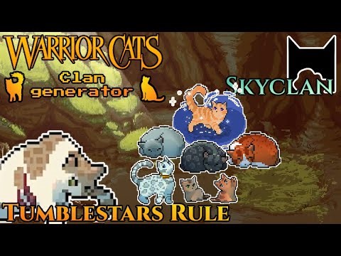So Many NEW CATS! | Skyclan Warrior Cats Clan Generator