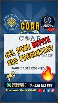 🚨 Does the COAR REPEAT questions from previous years? 🤔 | COAR 2027