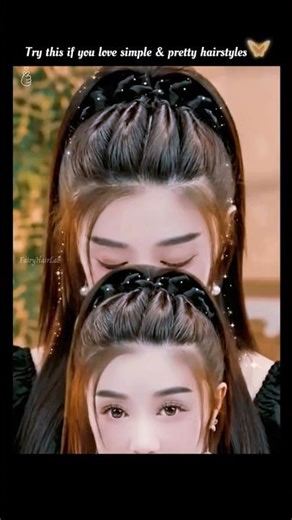 Try this if you Love Simple & Pretty Hairstyle 🌹 Tutorial 🌷 Fairy Hair Lab 🍁