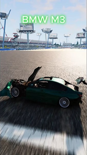 🔥 BMW M3 vs BMW M4 🔥 #automobile #crashdrive #edit #bmw #bmwm3 #beamngrao #gaming #beamngexperiments
