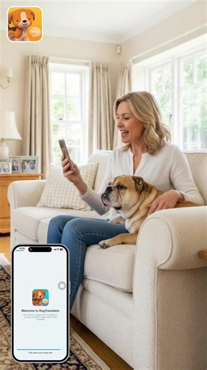 I tested this Dog Translator app with my dog… and the reaction 😳 #funnydogsvideos #TalkToYourDog #TrainYourDog #DogTranslator